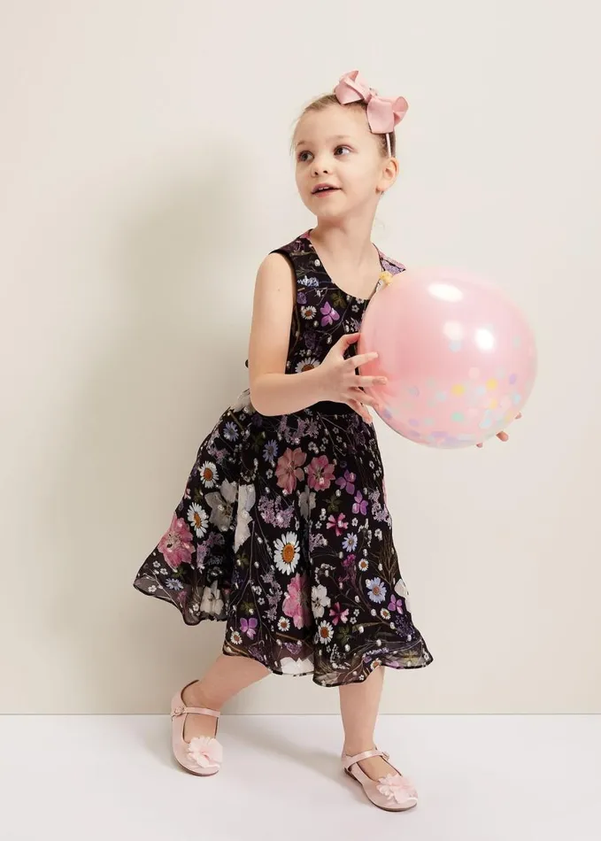 Phase Eight Remy Floral Shimmer Dress Multicoloured Women Childrenswear