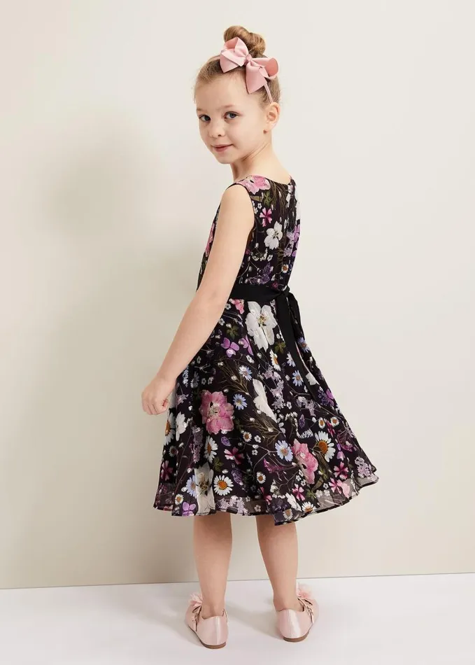Phase Eight Remy Floral Shimmer Dress Multicoloured Women Childrenswear