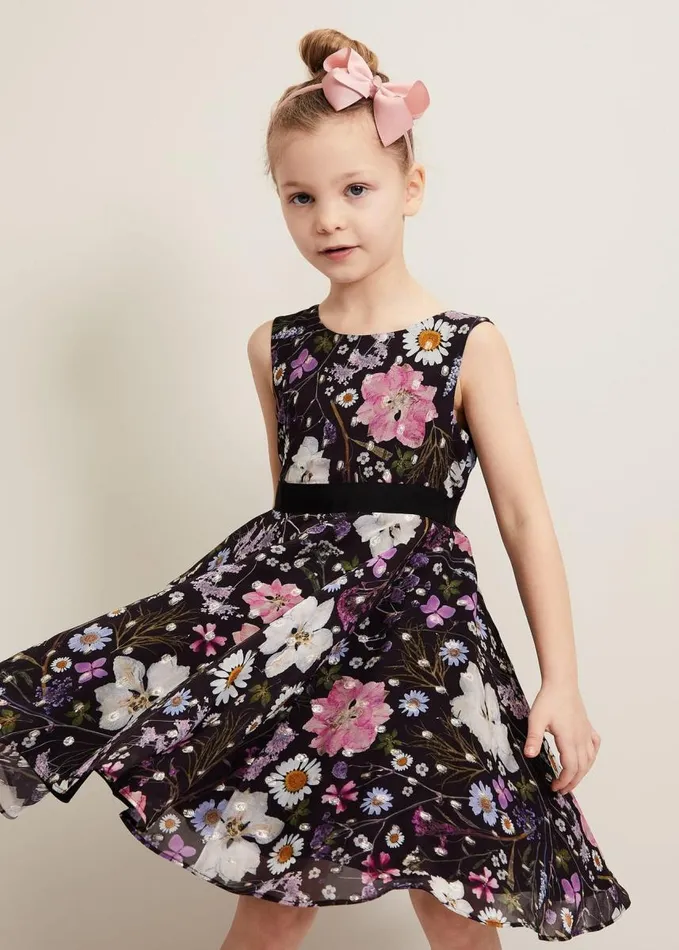 Phase Eight Remy Floral Shimmer Dress Multicoloured Women Childrenswear