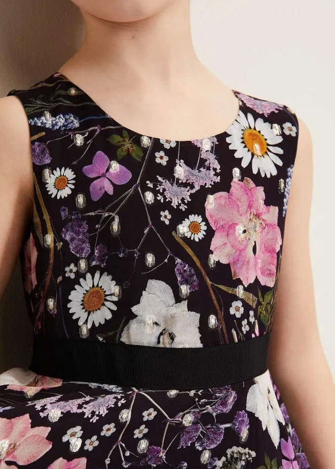 Phase Eight Remy Floral Shimmer Dress Multicoloured Women Childrenswear