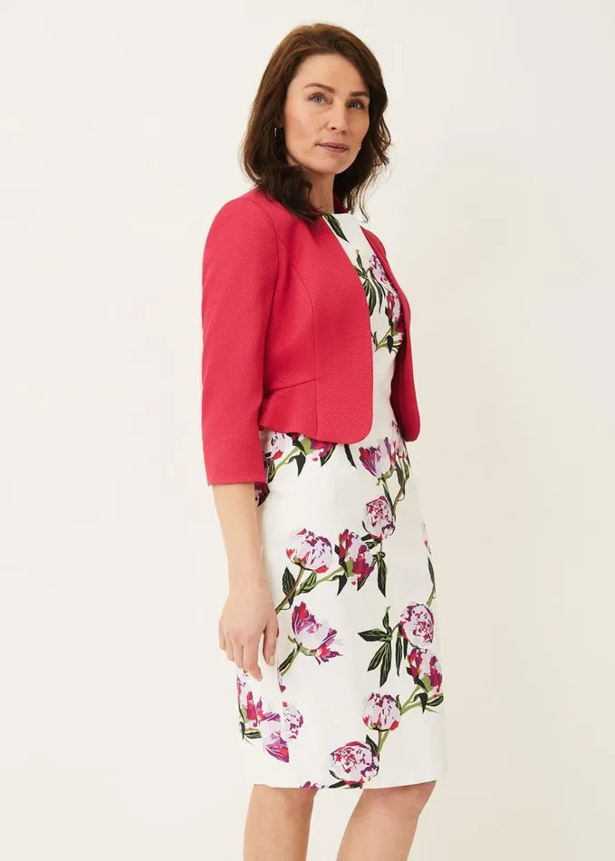 Phase Eight Rochella Peony Print Dress Ivorymulti Women Dresses