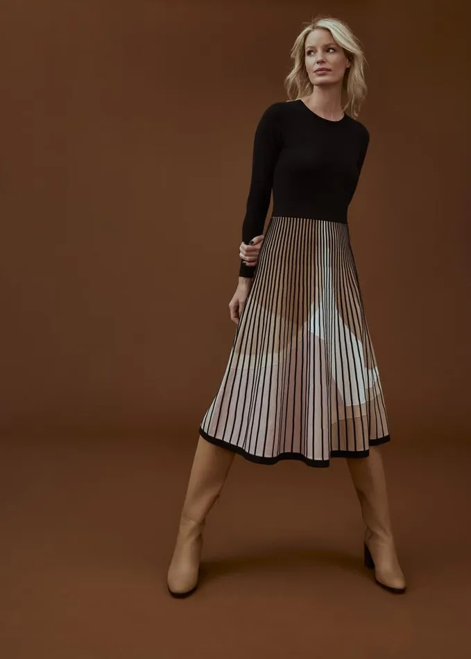 Phase Eight Silvia Fit And Flare Dress Multicoloured Women Dresses