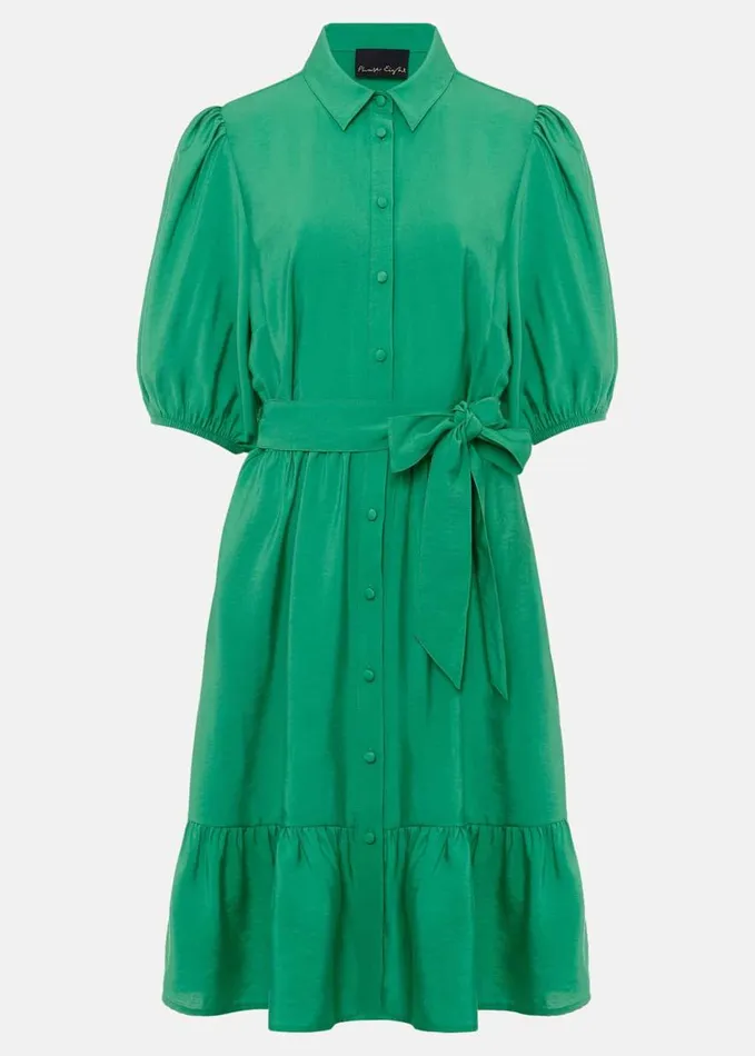 Phase Eight Sue Green Swing Mini Dress Green Women Dresses