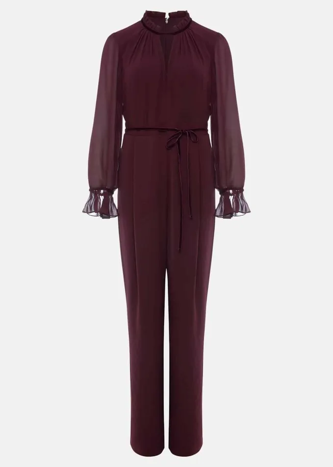 Phase Eight Una Jumpsuit Plum Women Dresses