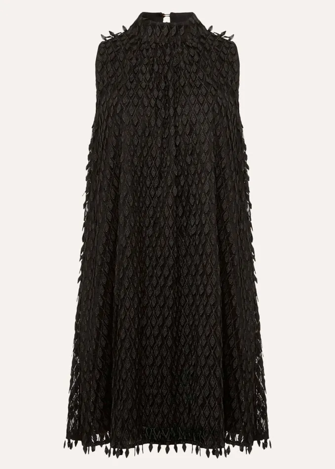 Phase Eight Zafia Black Shift Mini Dress Black Women Dresses
