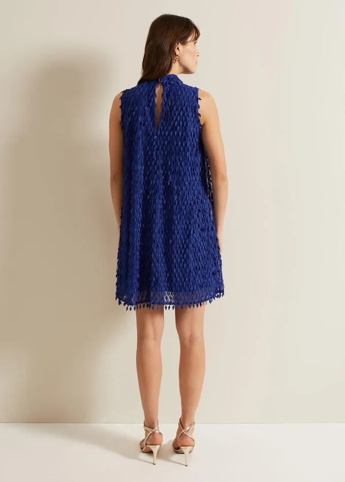 Phase Eight Zafia Shift Dress Blue Women Dresses