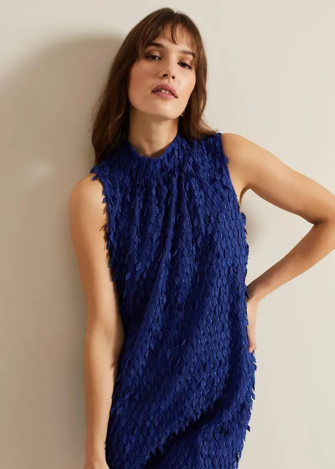 Phase Eight Zafia Shift Dress Blue Women Dresses