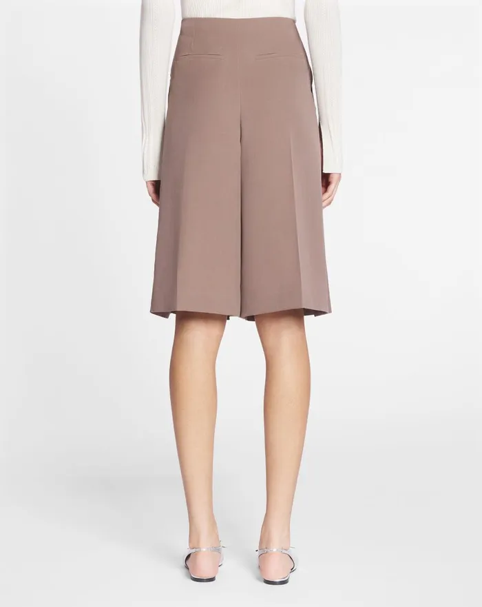Pleated Culotte Marron Glace Women Lanvin Pants Pleated Culotte Marron Glace Women Lanvin Pants