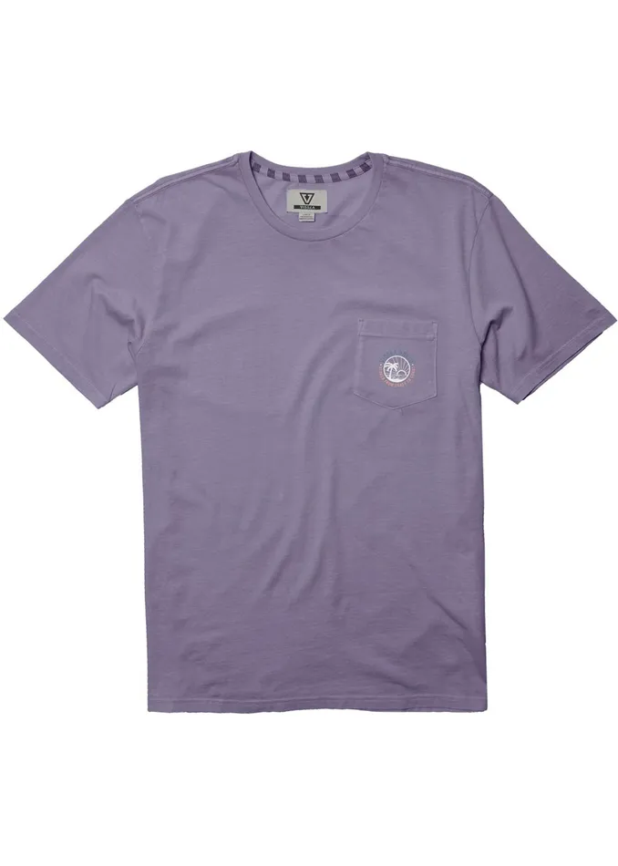 Premium Tees Men Vissla Sun Down Ss Pkt Tee DUSTY LILAC Premium Tees Men Vissla Sun Down Ss Pkt Tee DUSTY LILAC