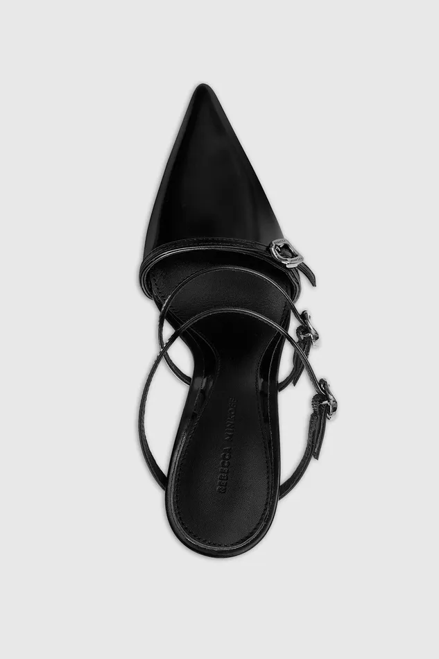 Rebecca Minkoff Buckle Heeled Mule Black Women