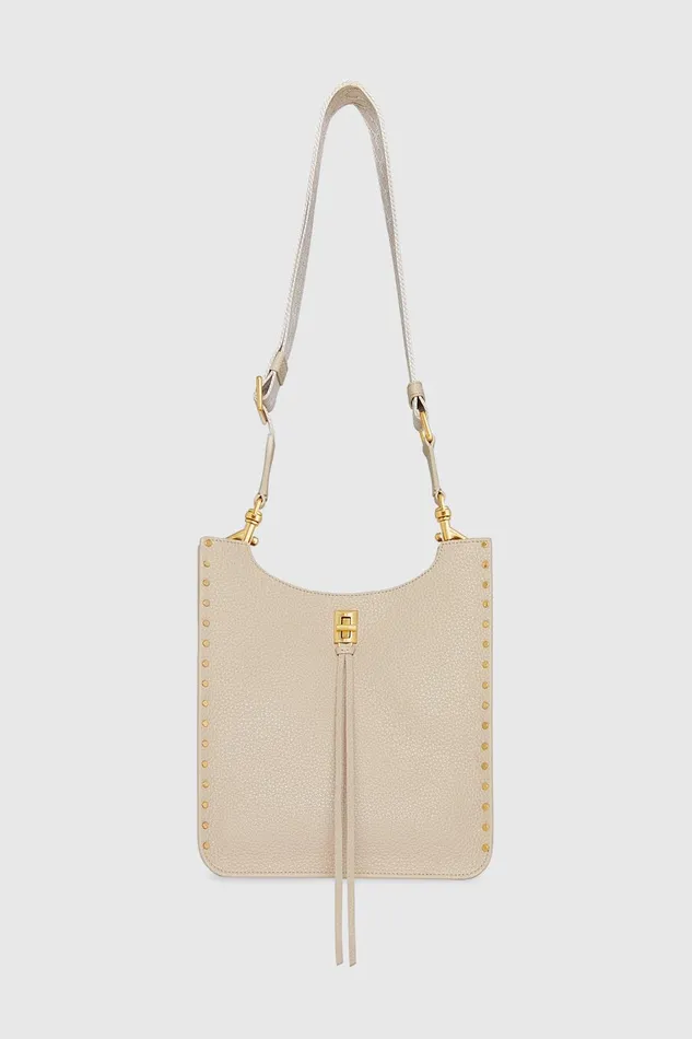 Rebecca Minkoff Darren Medium Feed Stone Women Crossbody Bags