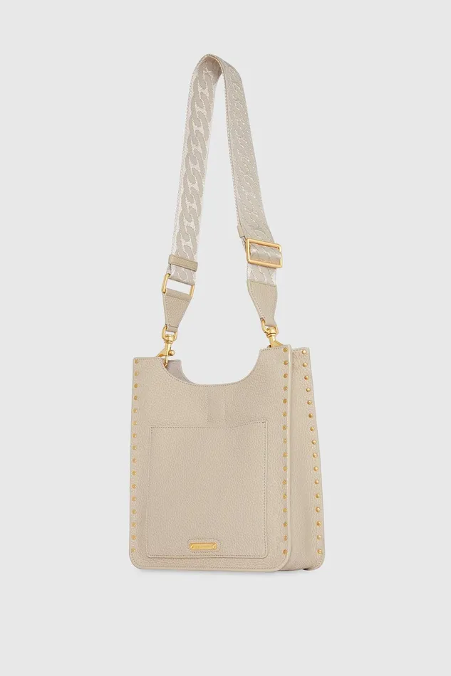 Rebecca Minkoff Darren Medium Feed Stone Women Crossbody Bags