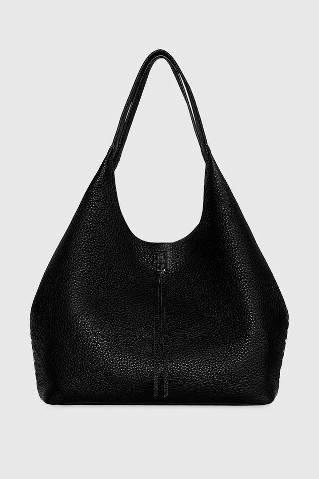 Rebecca Minkoff Darren Signature Carryall Black Women Shoulder Bags