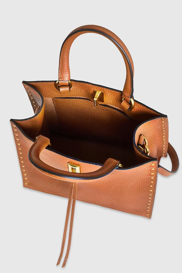Rebecca Minkoff Darren Small Tote Caramello Women Tote Bags