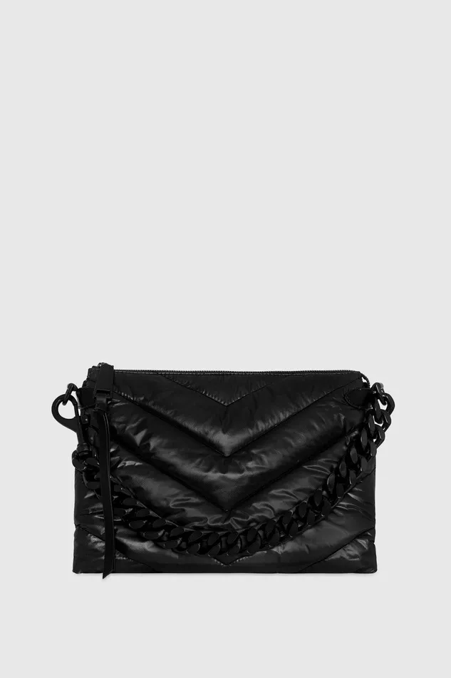 Rebecca Minkoff Edie Maxi Crossbody Black Women Crossbody Bags