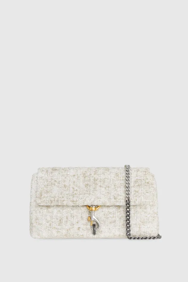 Rebecca Minkoff Edie Medium Crossbody Paper Tweed Women Crossbody Bags
