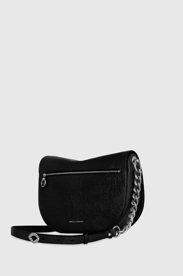 Rebecca Minkoff G Large Saddle Black Women Shoulder Bags