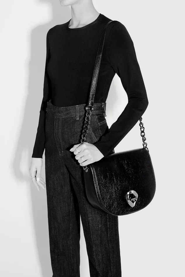 Rebecca Minkoff G Large Saddle Black Women Shoulder Bags