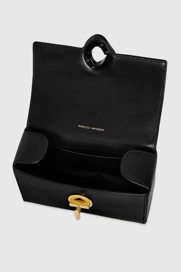 Rebecca Minkoff G Mini Top Handle Crossbody Black Women Crossbody Bags