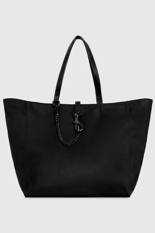 Rebecca Minkoff Megan Weekender Tote Blackblack Shellac Women Tote Bags