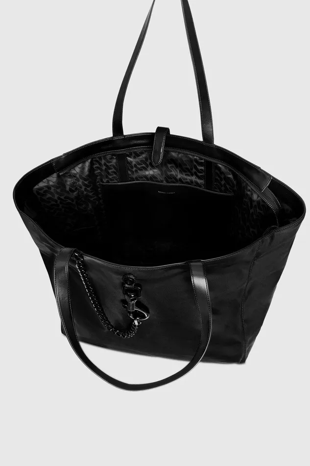 Rebecca Minkoff Megan Weekender Tote Blackblack Shellac Women Tote Bags Rebecca Minkoff Megan Weekender Tote Blackblack Shellac Women Tote Bags