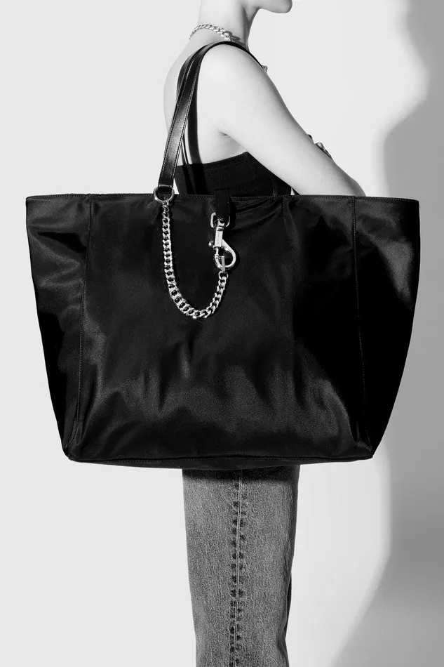 Rebecca Minkoff Megan Weekender Tote Blackblack Shellac Women Tote Bags Rebecca Minkoff Megan Weekender Tote Blackblack Shellac Women Tote Bags