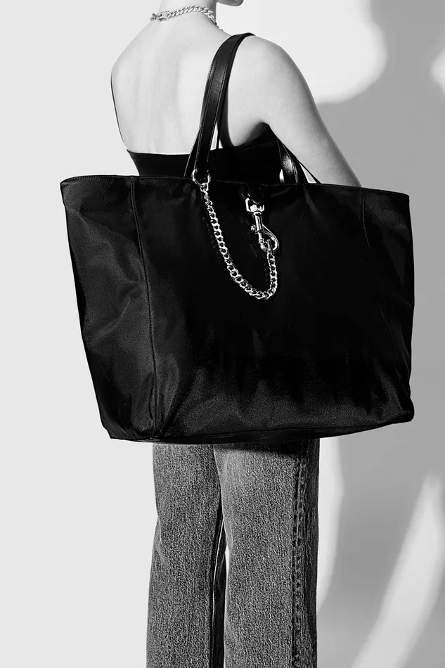 Rebecca Minkoff Megan Weekender Tote Blackblack Shellac Women Tote Bags Rebecca Minkoff Megan Weekender Tote Blackblack Shellac Women Tote Bags