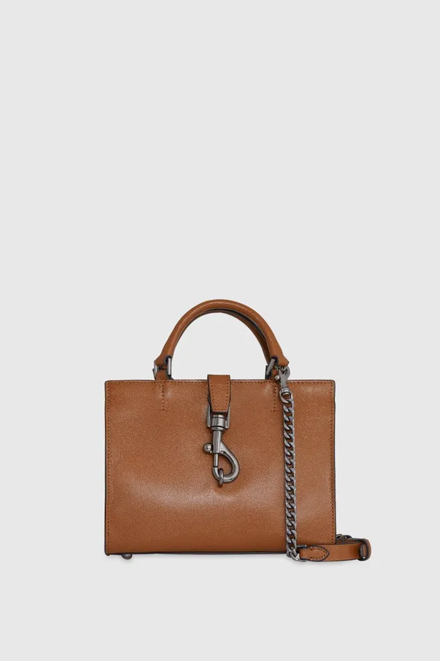 Rebecca Minkoff Rider Mini Tote Crossbody Rocher Women Crossbody Bags