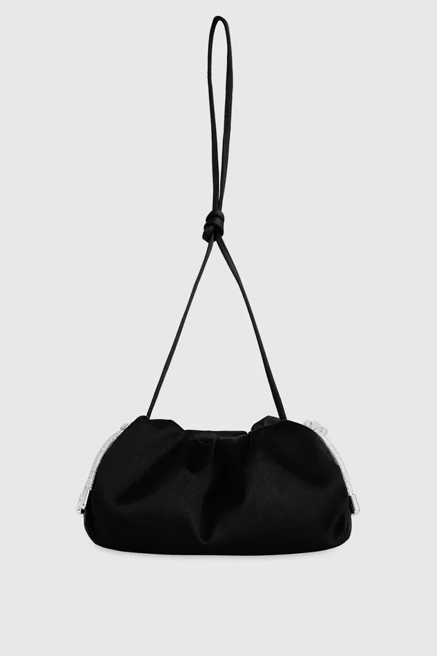 Rebecca Minkoff Tied Up Clutch Black Women Clutches
