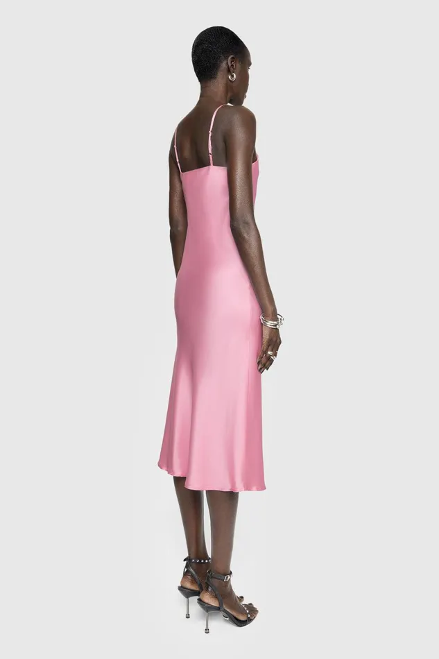 Rebecca Minkoff Verona Slip Dress Light Wisteria Women Dresses