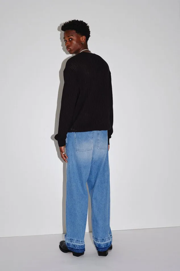 Ryder Pointelle 8211 Black Men Won Hundred Knitwear Ryder Pointelle 8211 Black Men Won Hundred Knitwear