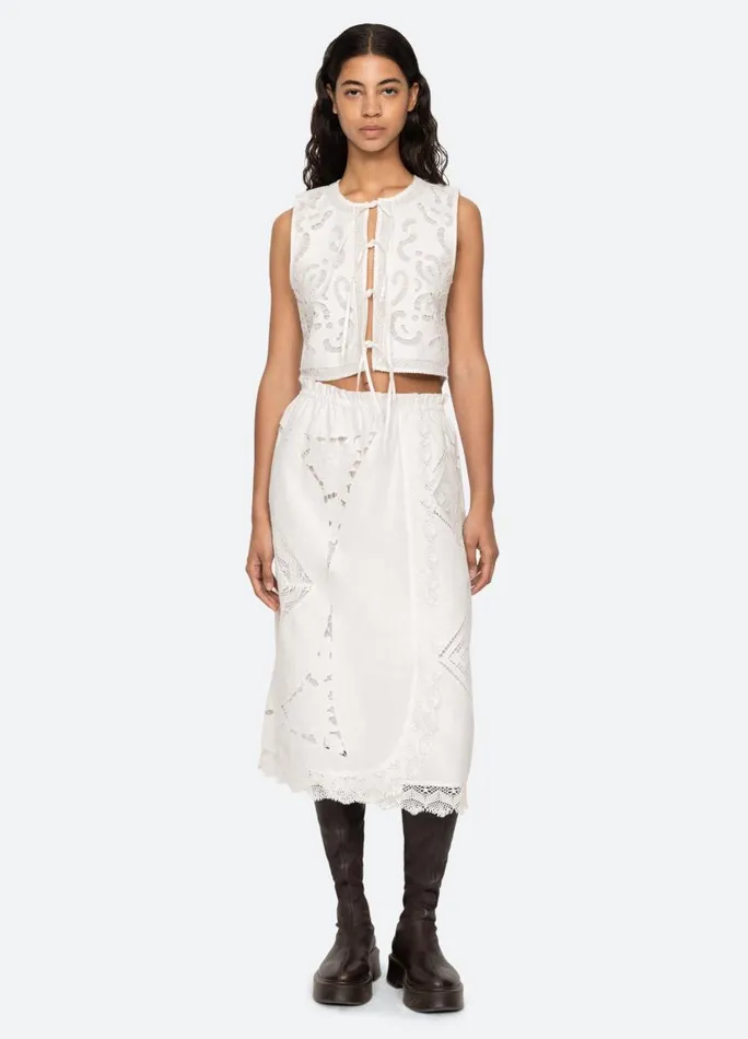 Sea New York Bottoms Women Edith Skirt White Sea New York Bottoms Women Edith Skirt White