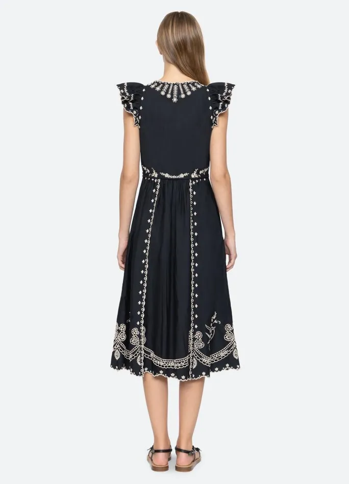 Sea New York Dresses Women Kingsley Midi Dress Black Sea New York Dresses Women Kingsley Midi Dress Black