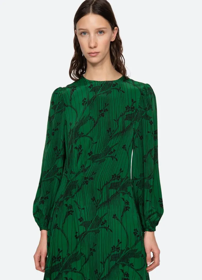 Sea New York Dresses Women Sunniva LS Dress Green Sea New York Dresses Women Sunniva LS Dress Green