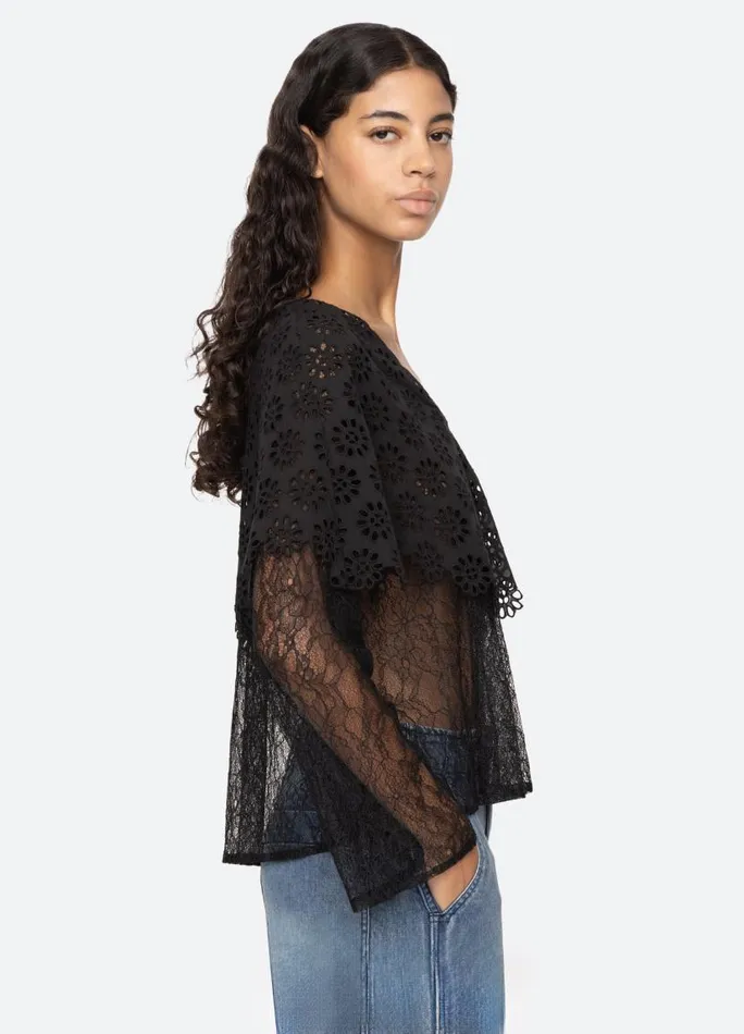 Sea New York Tops Women Vale Top Black Sea New York Tops Women Vale Top Black