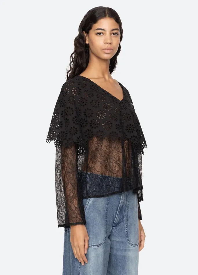 Sea New York Tops Women Vale Top Black Sea New York Tops Women Vale Top Black