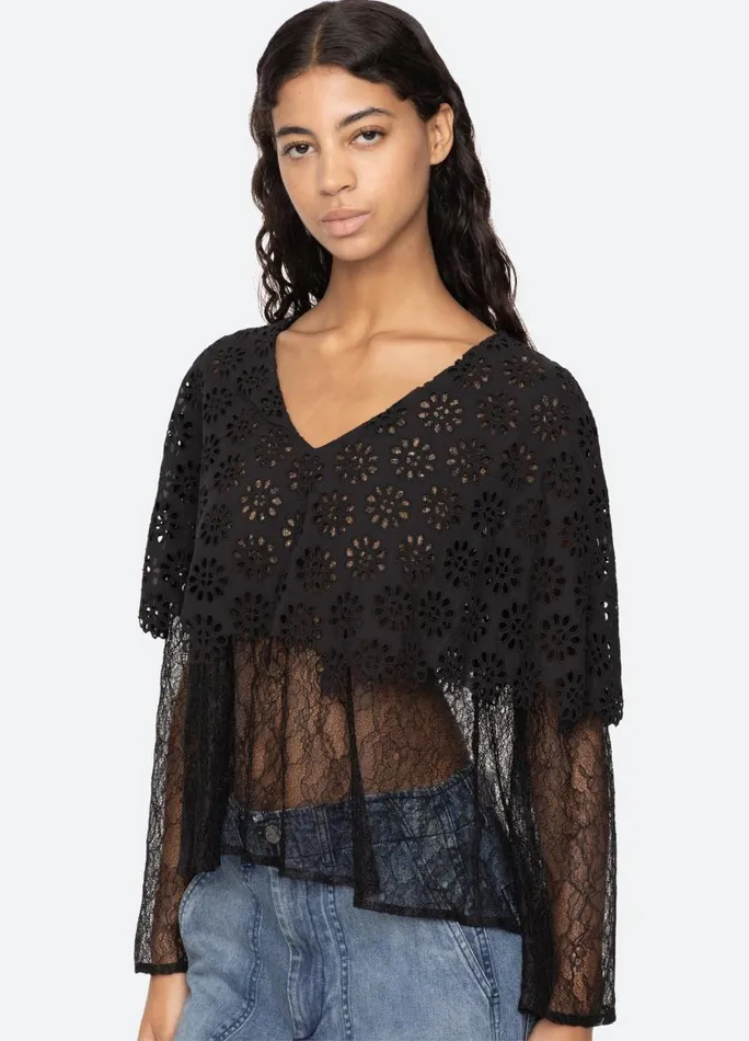 Sea New York Tops Women Vale Top Black Sea New York Tops Women Vale Top Black