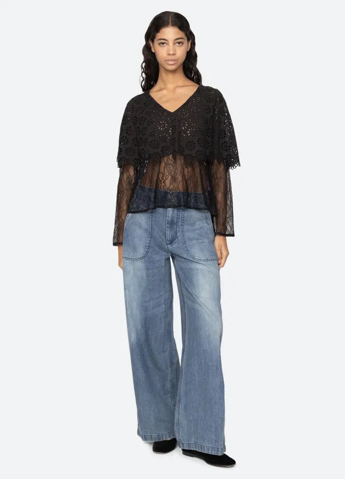 Sea New York Tops Women Vale Top Black Sea New York Tops Women Vale Top Black