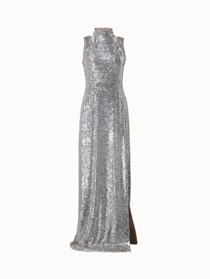 Sequins Gown Greige Women Akris Dresses