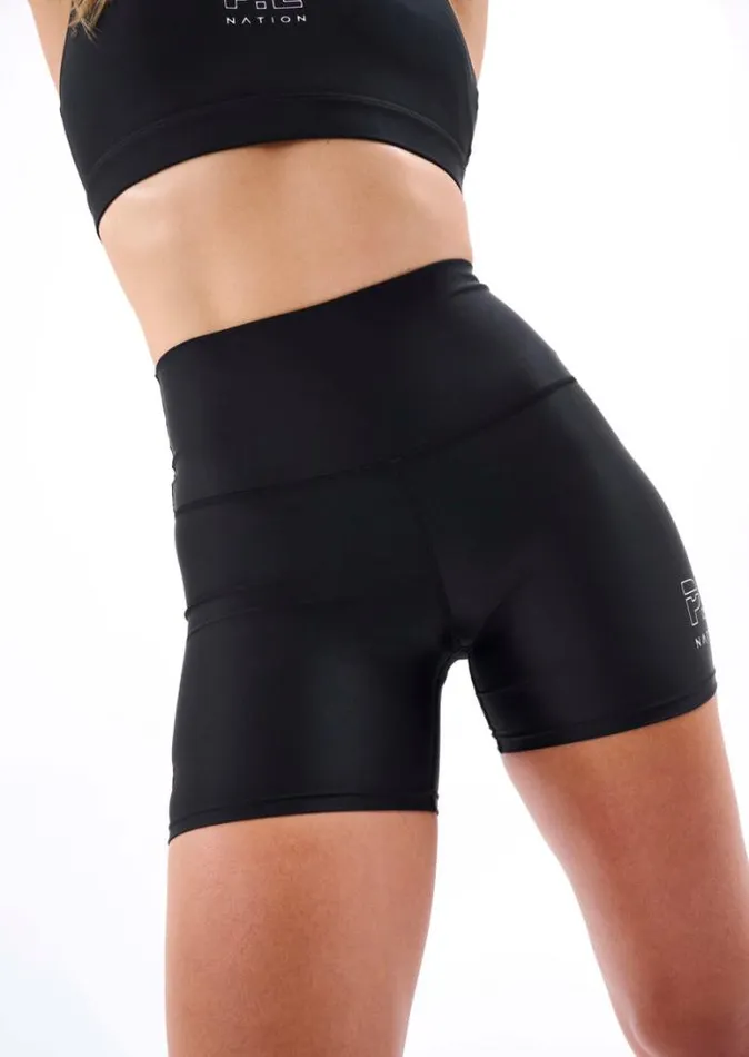 Shop LONG RANGE BIKE SHORT IN BLACK PE Nation Shorts