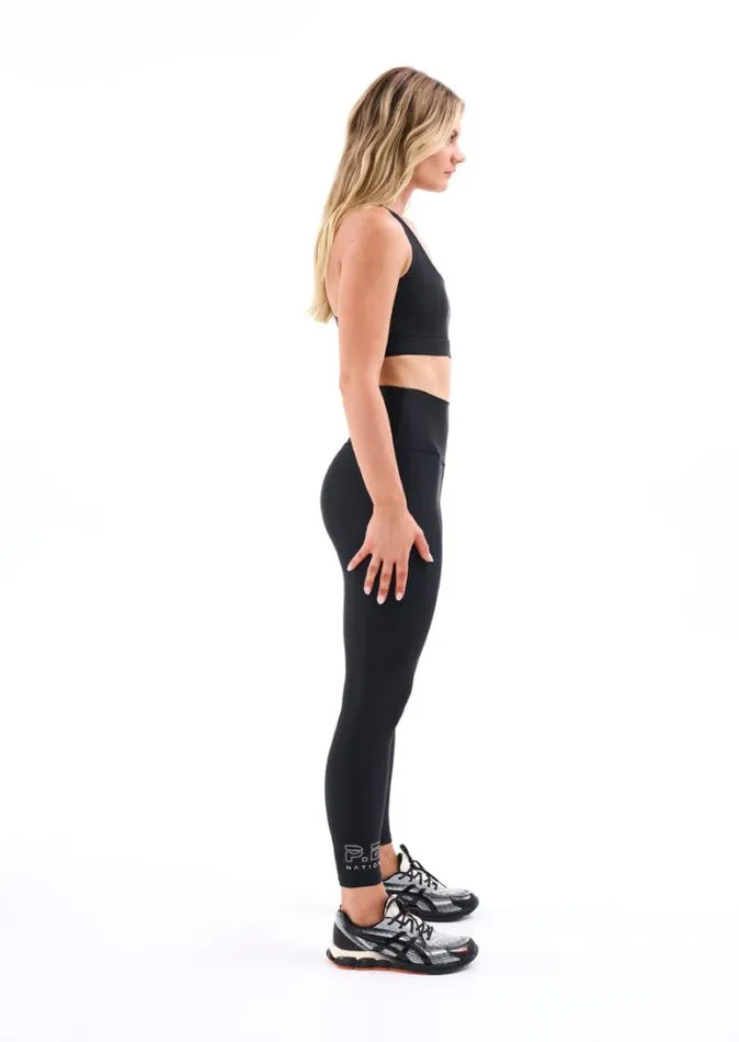 Shop LONG RANGE LEGGING IN BLACK PE Nation Leggings