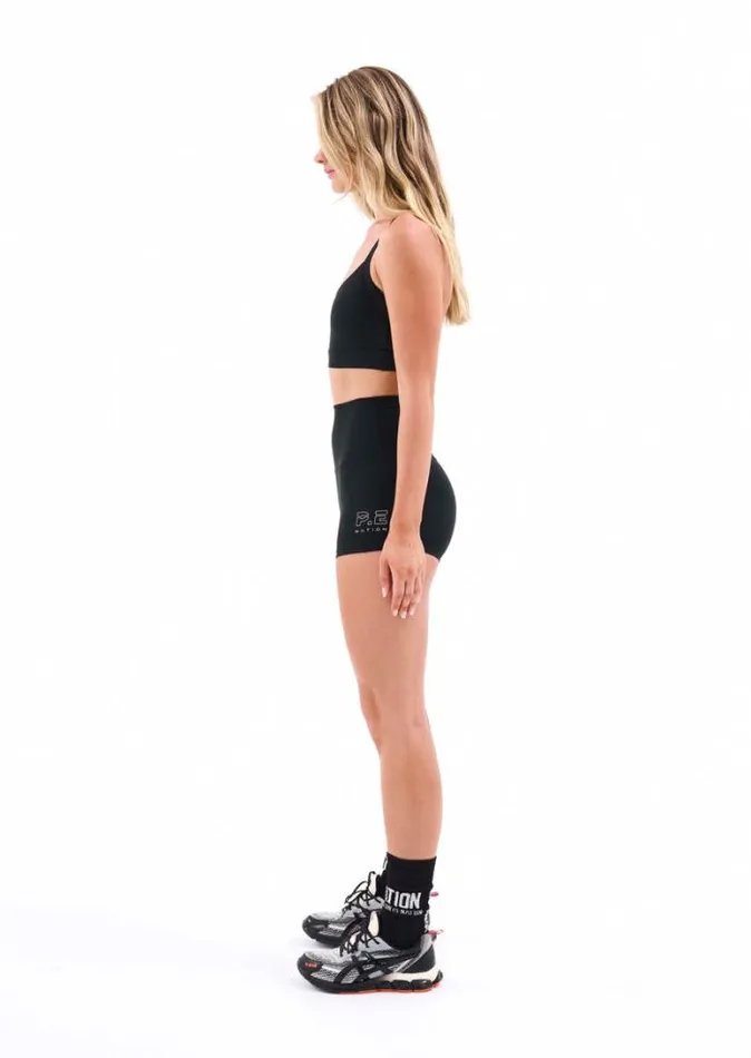 Shop RECHARGE BIKE SHORT IN BLACK PE Nation Shorts