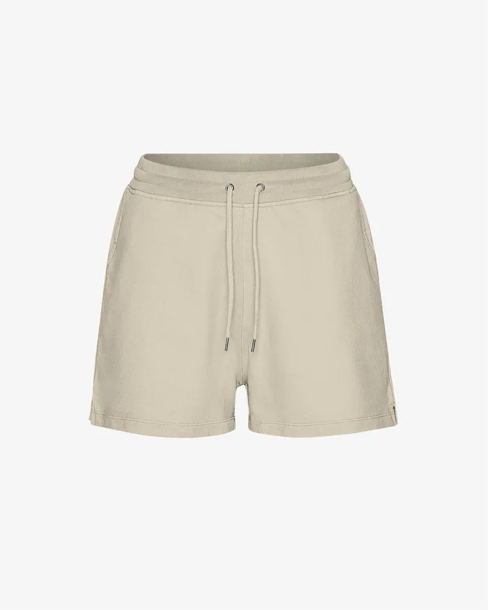 Shorts Women Colorfulstandard Women Organic Sweatshorts 8211 Oyster Grey