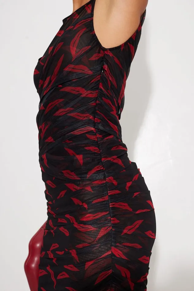 Simon Miller Dresses Kinny Mesh Dress In Lip Print 8211 Women Simon Miller Dresses Kinny Mesh Dress In Lip Print 8211 Women