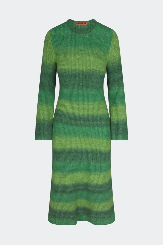 Simon Miller Knitwear Axon Dress In Gummy Green Multi 8211 Women