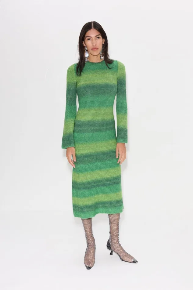 Simon Miller Knitwear Axon Dress In Gummy Green Multi 8211 Women Simon Miller Knitwear Axon Dress In Gummy Green Multi 8211 Women