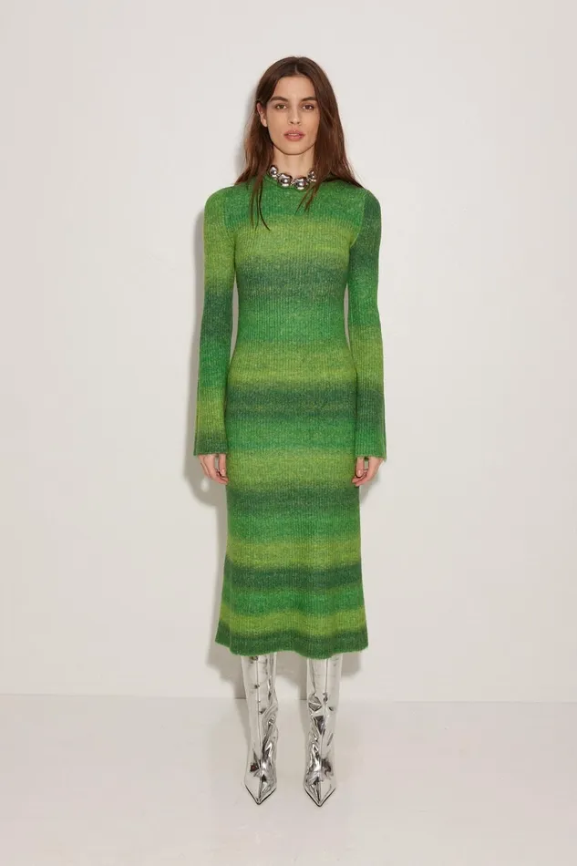 Simon Miller Knitwear Axon Dress In Gummy Green Multi 8211 Women Simon Miller Knitwear Axon Dress In Gummy Green Multi 8211 Women