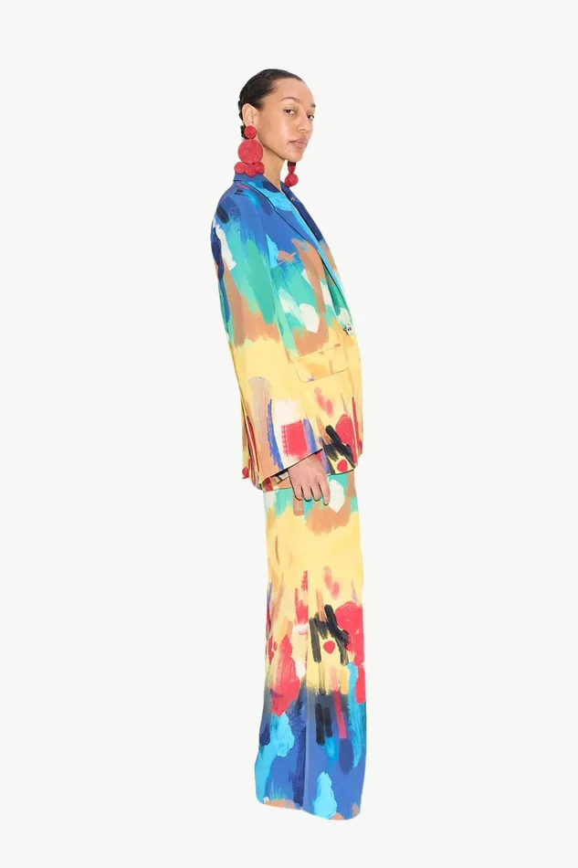 Simon Miller Outerwear Lennox Crepe Jacket In Palette Print 8211 Women Simon Miller Outerwear Lennox Crepe Jacket In Palette Print 8211 Women