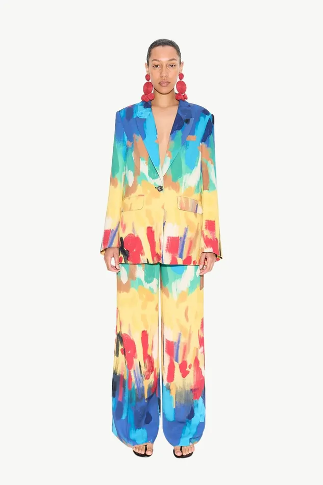 Simon Miller Outerwear Lennox Crepe Jacket In Palette Print 8211 Women Simon Miller Outerwear Lennox Crepe Jacket In Palette Print 8211 Women