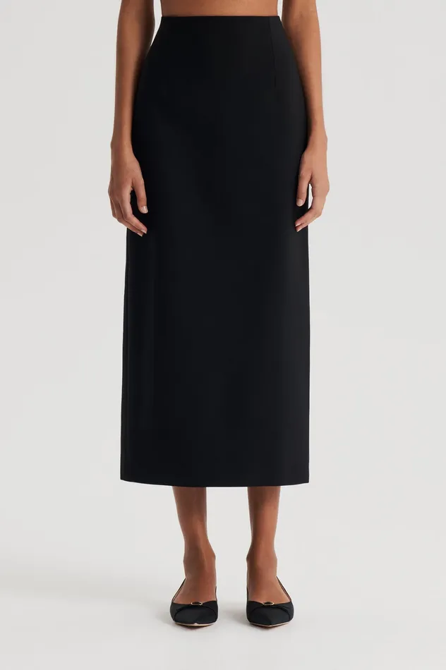 Skirts MILANO PENCIL SKIRT BLACK 8211 Scanlan Theodore Women Skirts MILANO PENCIL SKIRT BLACK 8211 Scanlan Theodore Women